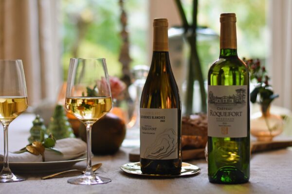 Château Roquefort Blanc & Les Roches Blanc in luxe houten kist