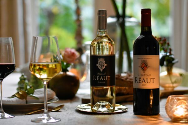 Château Réaut Blanc & Rouge in luxe houten kist